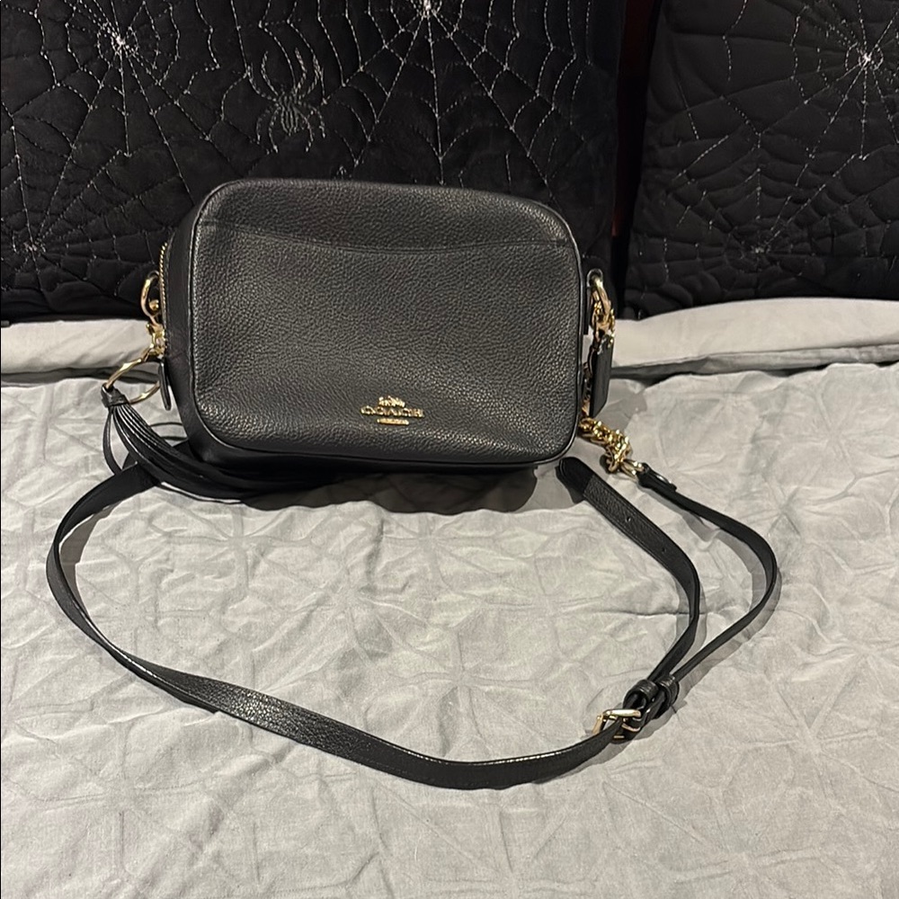 Coach Leather Crossbody Camera Bag